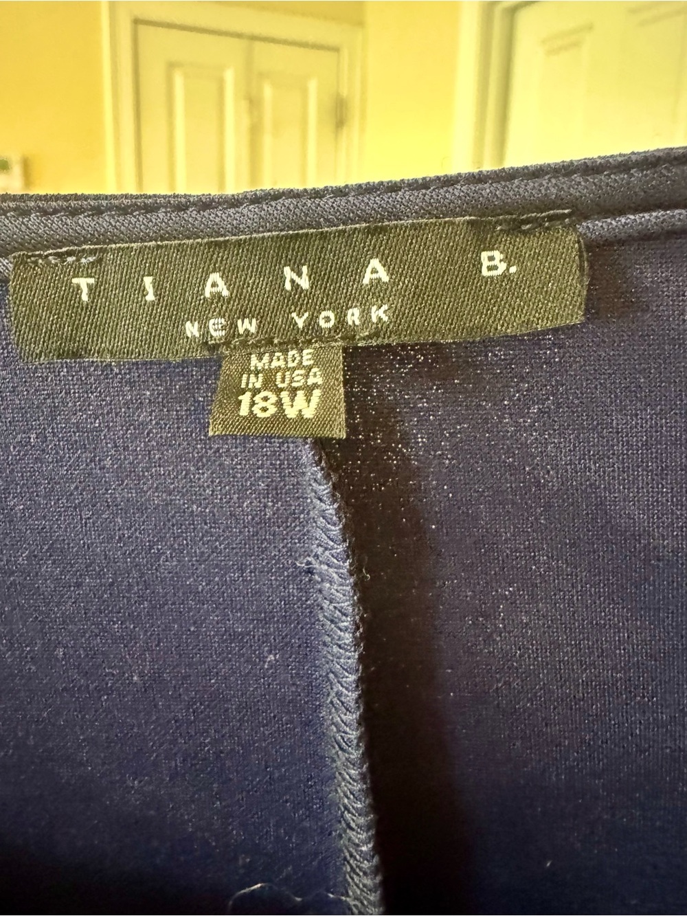 b New York Navy Short Sleeve Shift Tunic - Picture 3 of 7